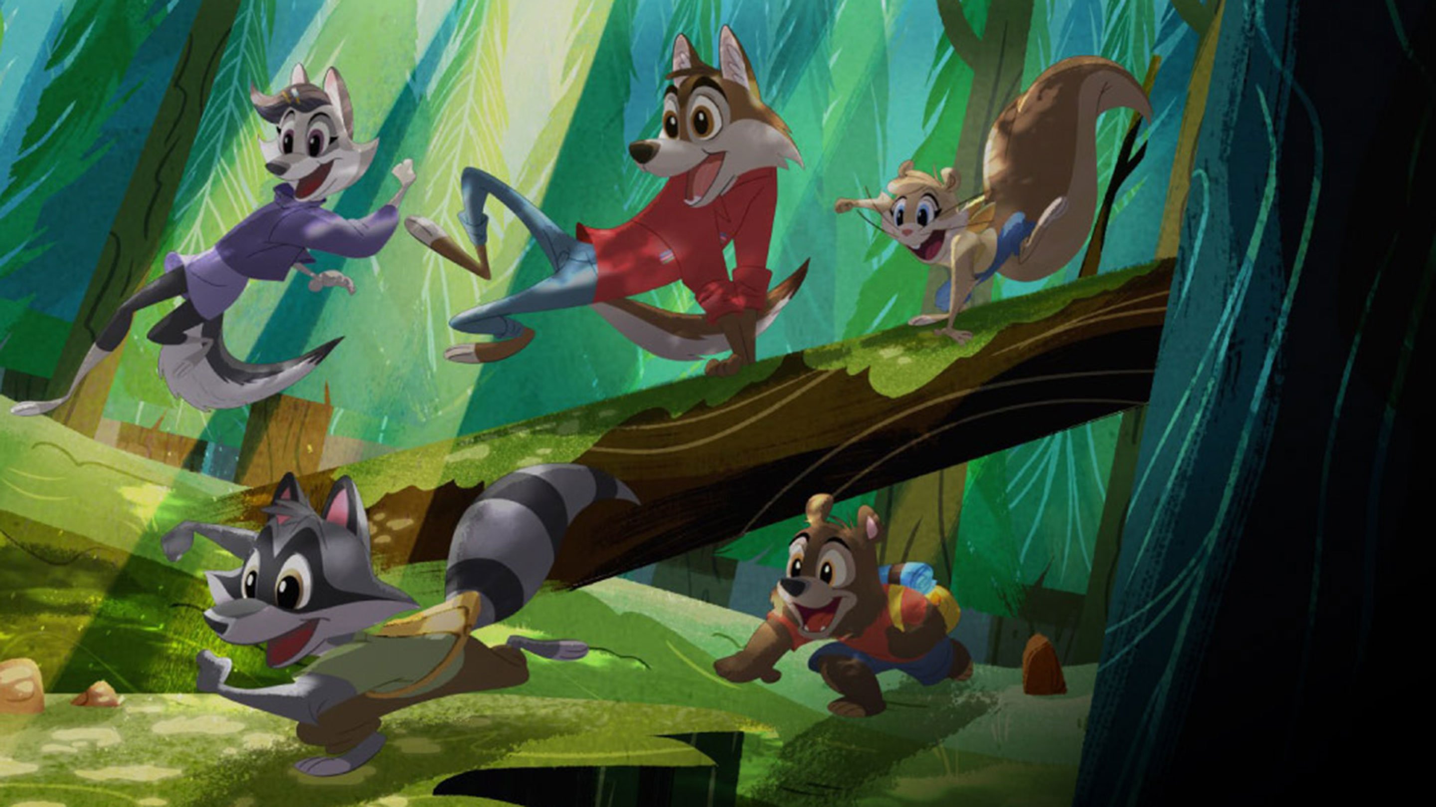 poster of the great wolf lodge wolf characters
