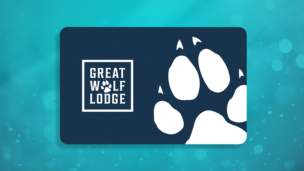 Gift card for great wolf