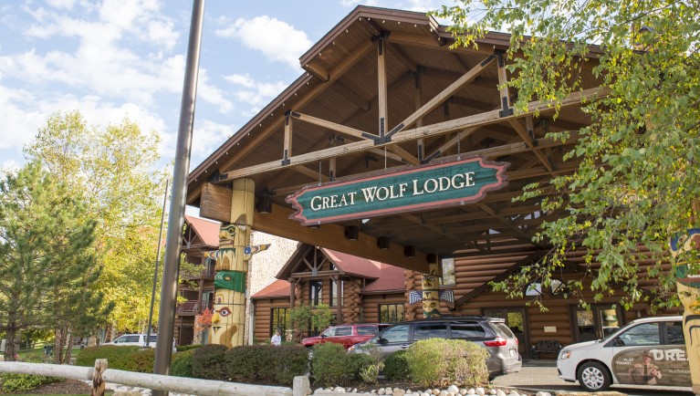 Great Wolf Lodge Kansas City enterance