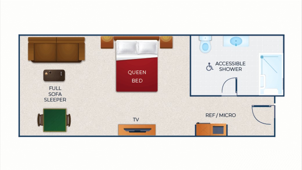 Queen Sofa Standard Suite Great Wolf Lodge Grand Mound