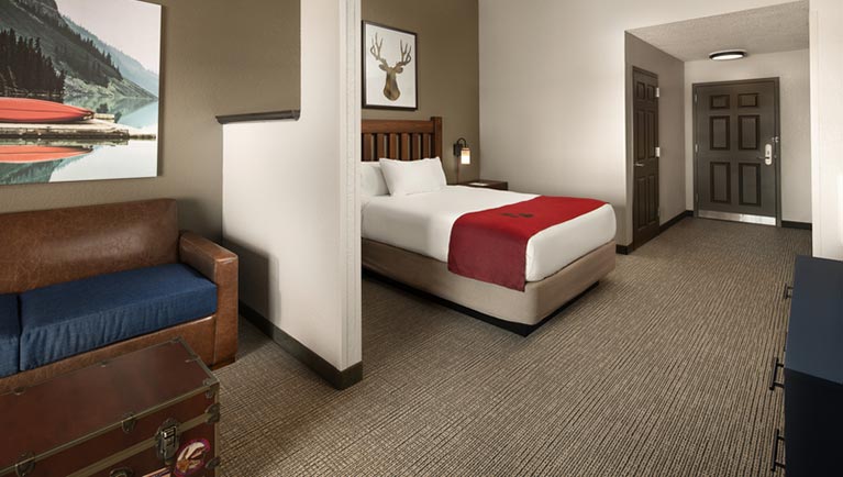 Main area of the Queen Sofa Suite Accessible
