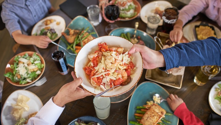 A plate of delicious food