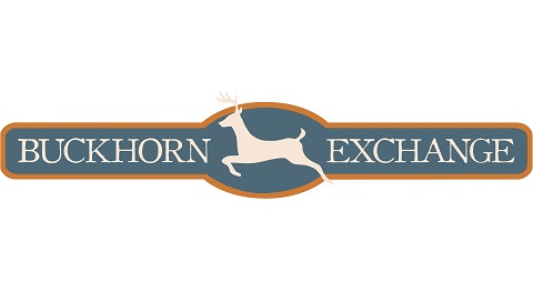 A logo for Buckhorn Exchange at Great Wolf Lodge indoor water park and resort.