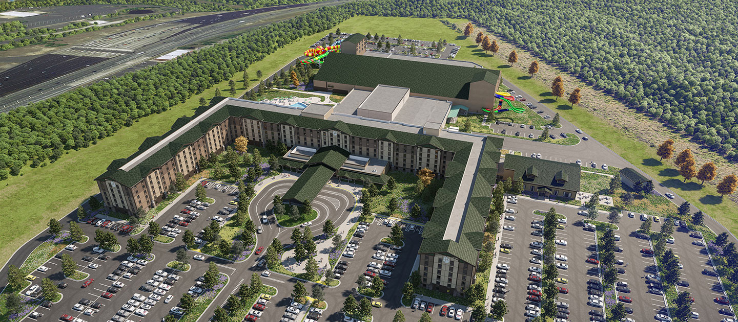 Great Wolf Lodge Maryland resort rendering