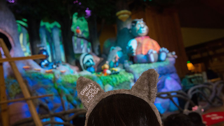 The animal characters from the live show