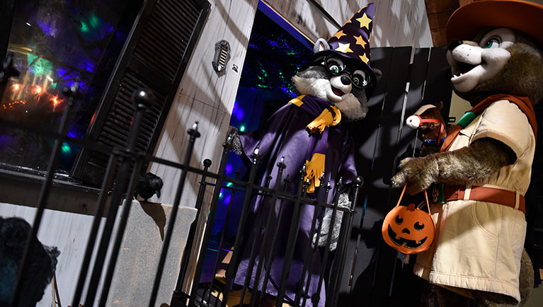 Trick or treat trail