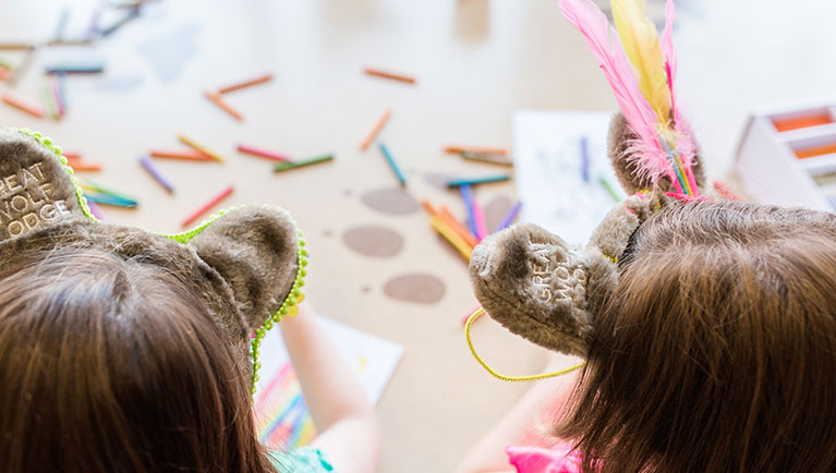 Art Activity at Great wolf lodge