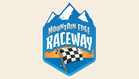 The logo for Mountain Edge Raceway