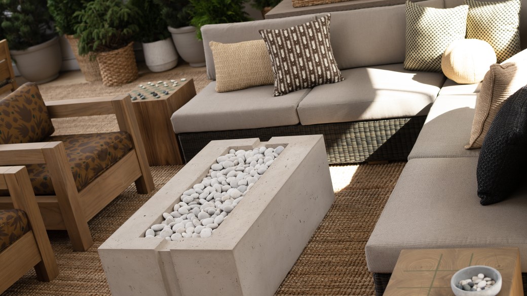 lounge view having tables made into family board games