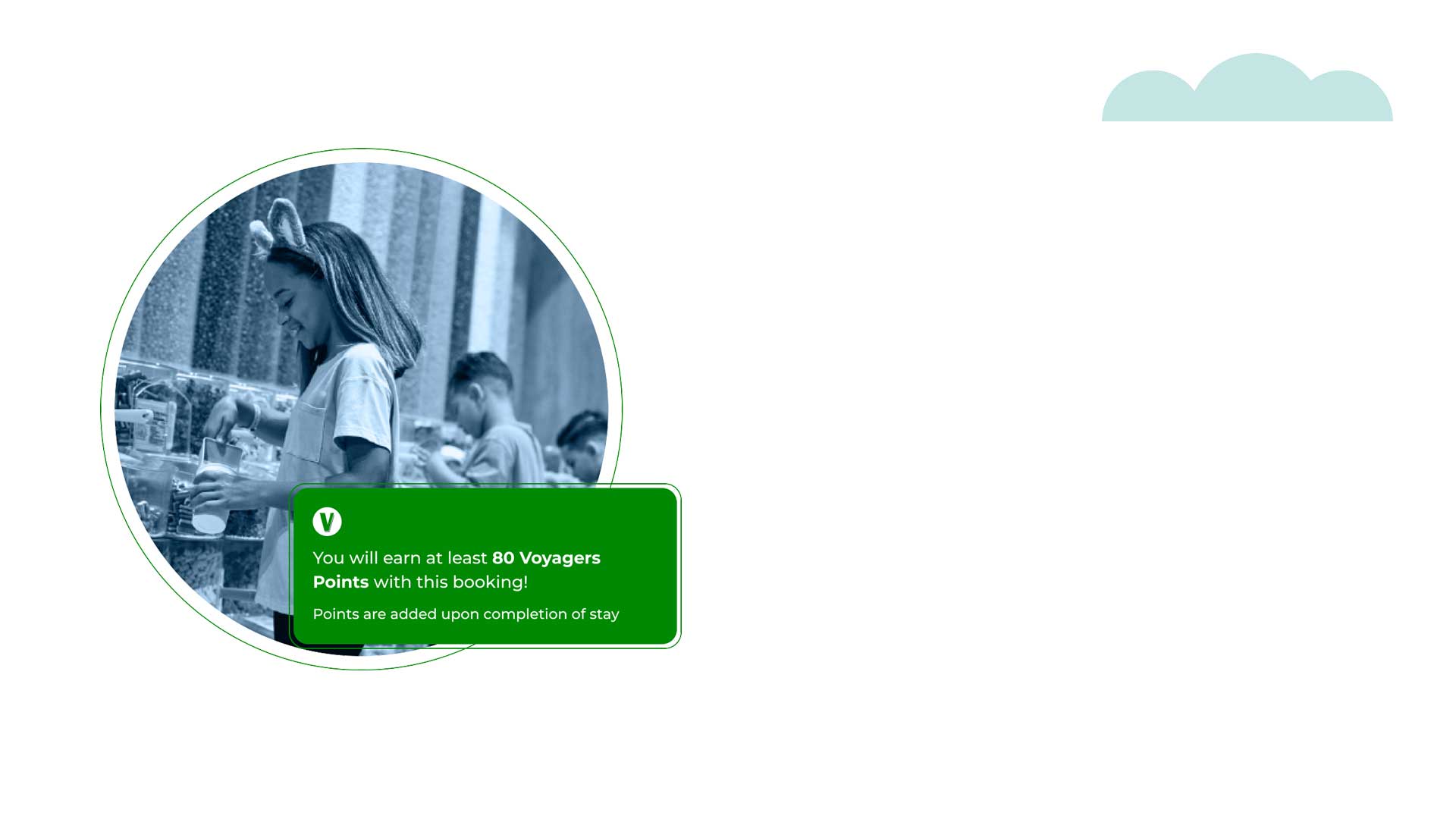 GWL Voyagers kids getting candies