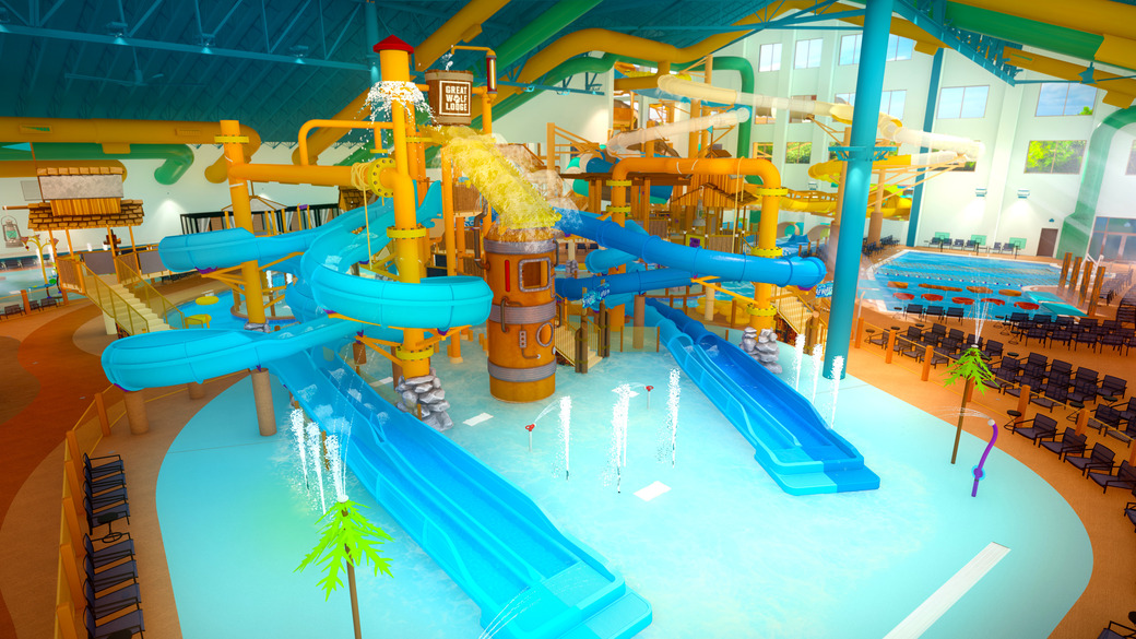 Water park at Great Wolf Lodge Naples