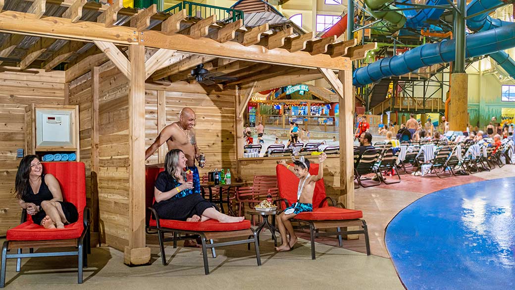 inside Premium Indoor Cabanas