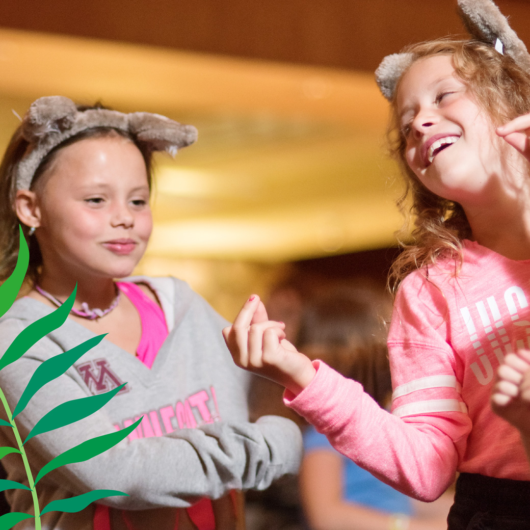 Kids dancing during Sunshine party