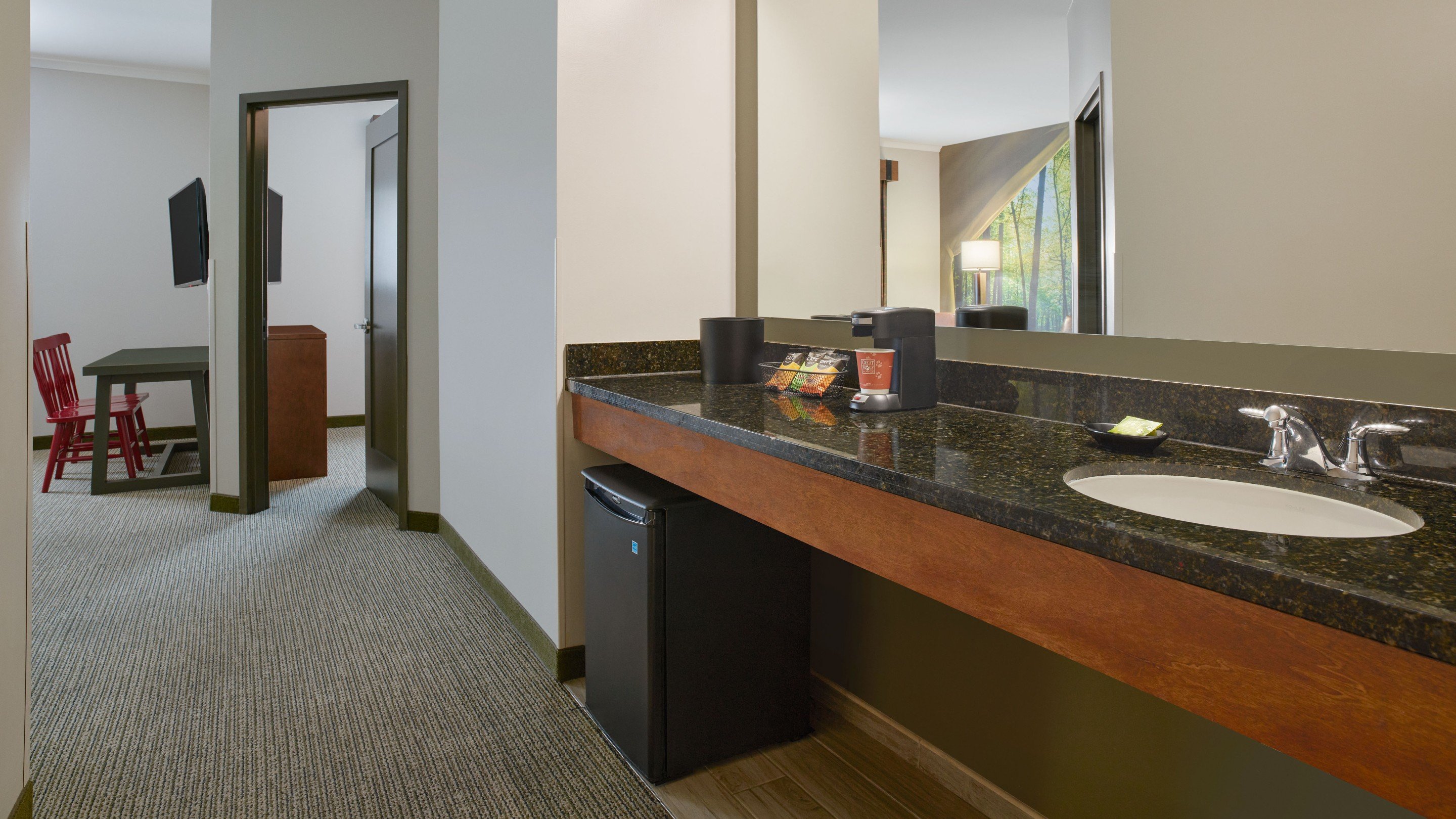 Sink area in the Grizzly Bear suite