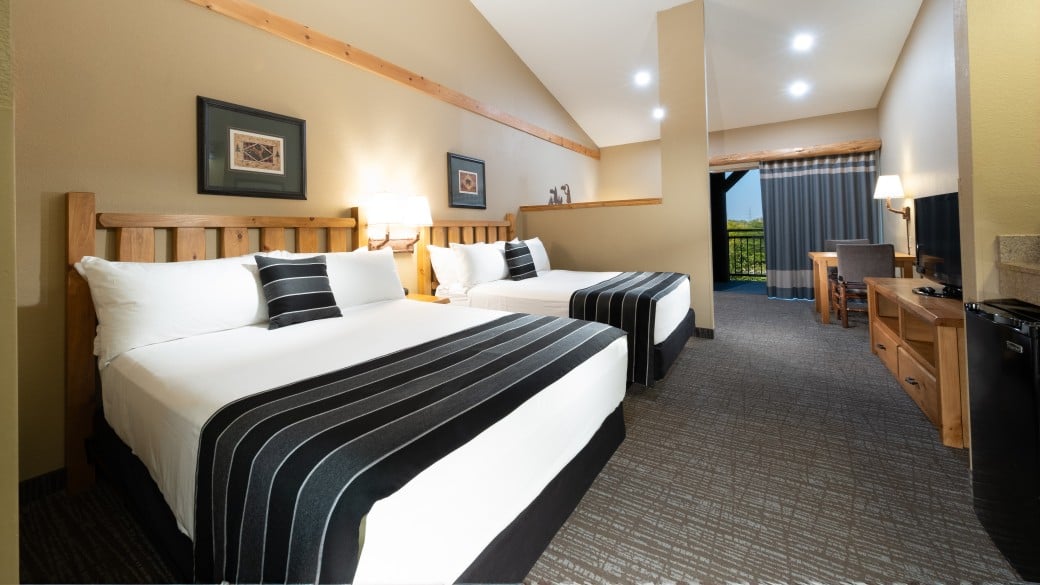 The view of the Family Suite