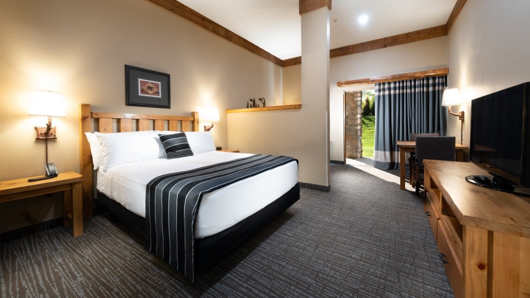 The Accessible Queen Sofa Suite at Great Wolf Lodge Niagara Falls, ON.