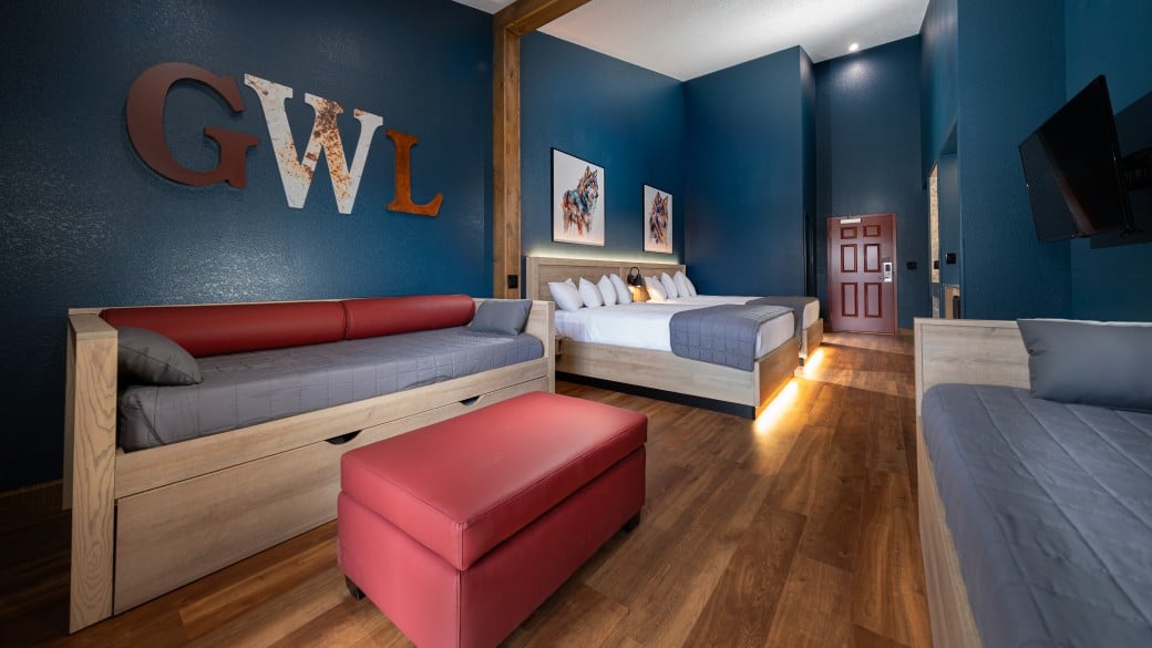 The view of the Superior Family Suite