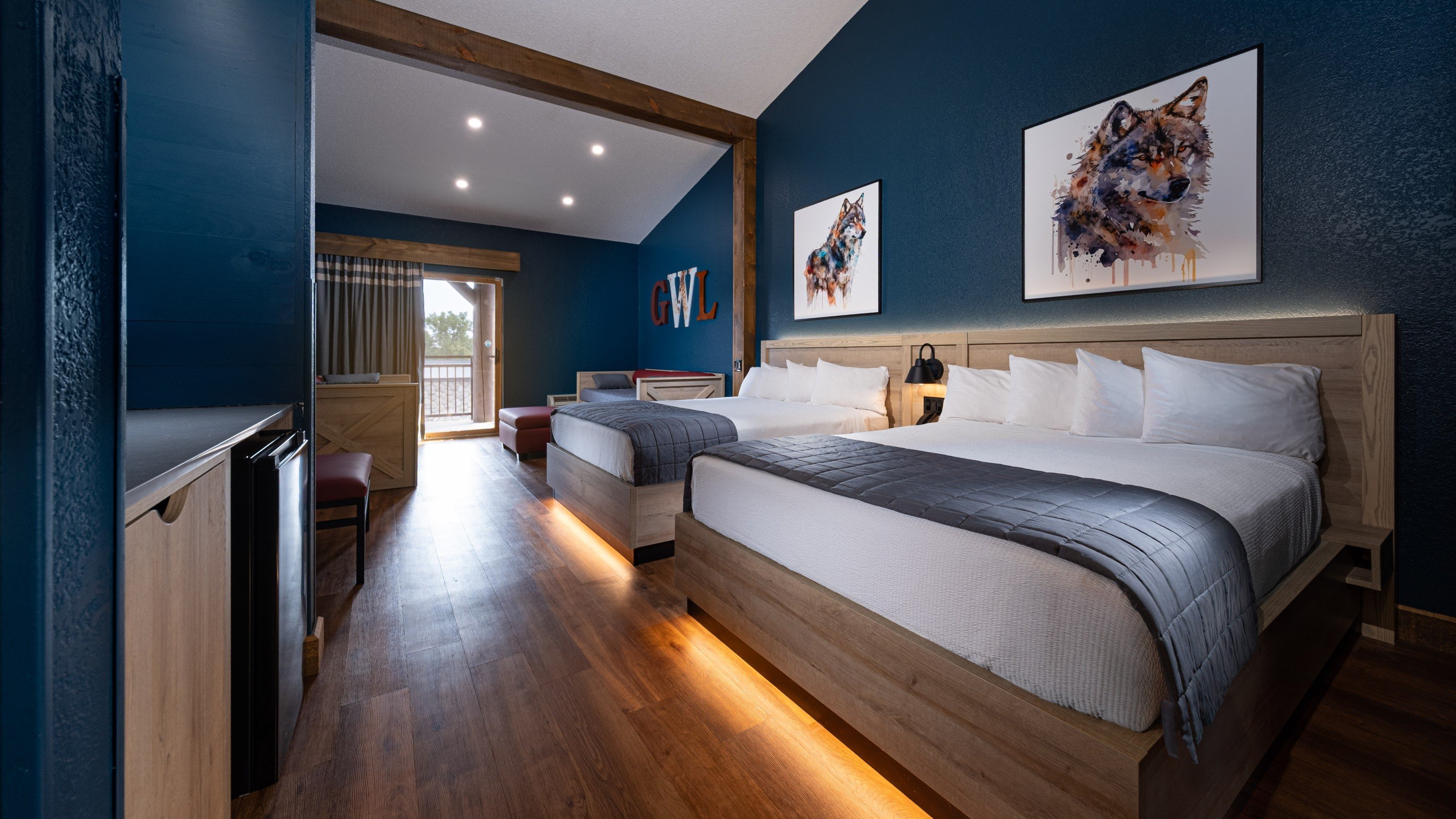 Queen beds in Superior Family Sutie