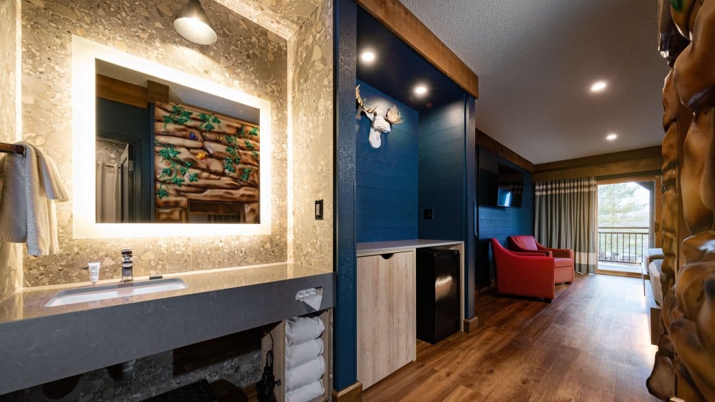 View of Deluxe Wolf Den Suite