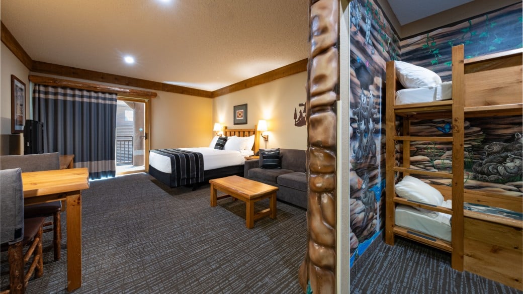 Room view of the Wolf Den Suite