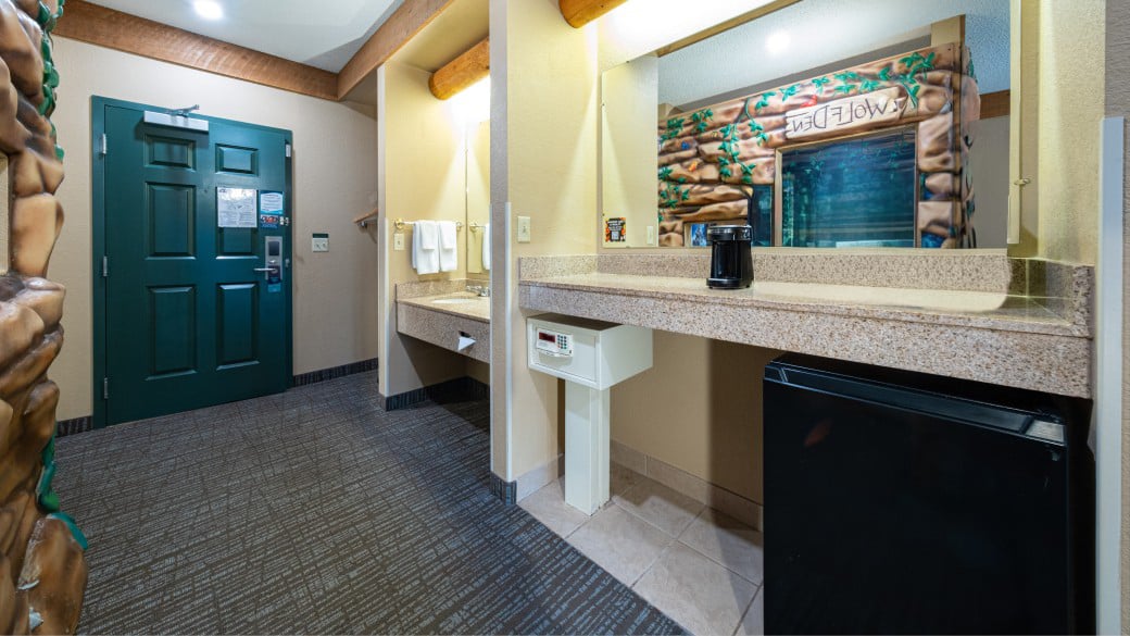 Suite room view at Wolf Den Suite