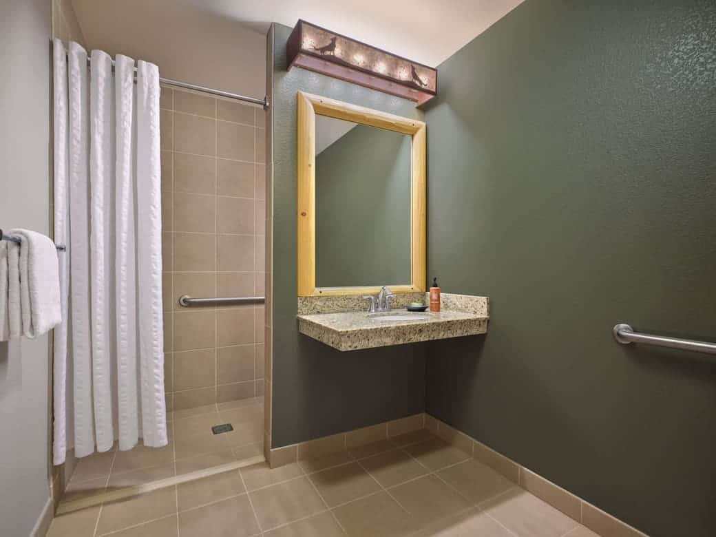 The Accessible Shower in King Suite