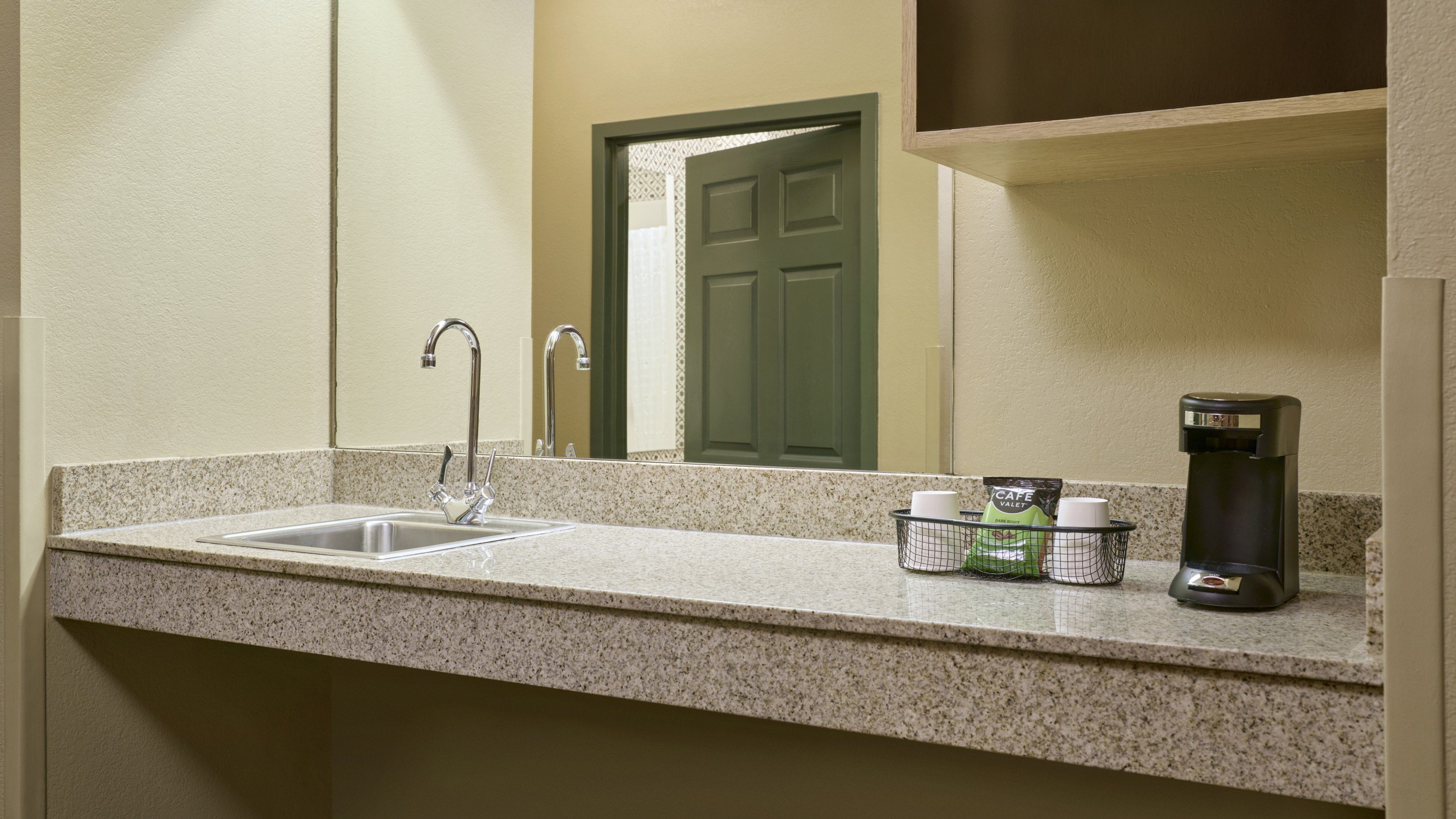 The sink area in the KidKamp Suite