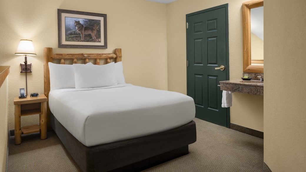 The second bedroom in Wolf Pack Loft condo