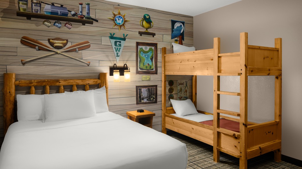 The bunk bends in the Great Frontier Loft Condo