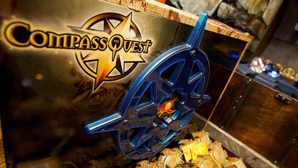 A compass quest treasure chest