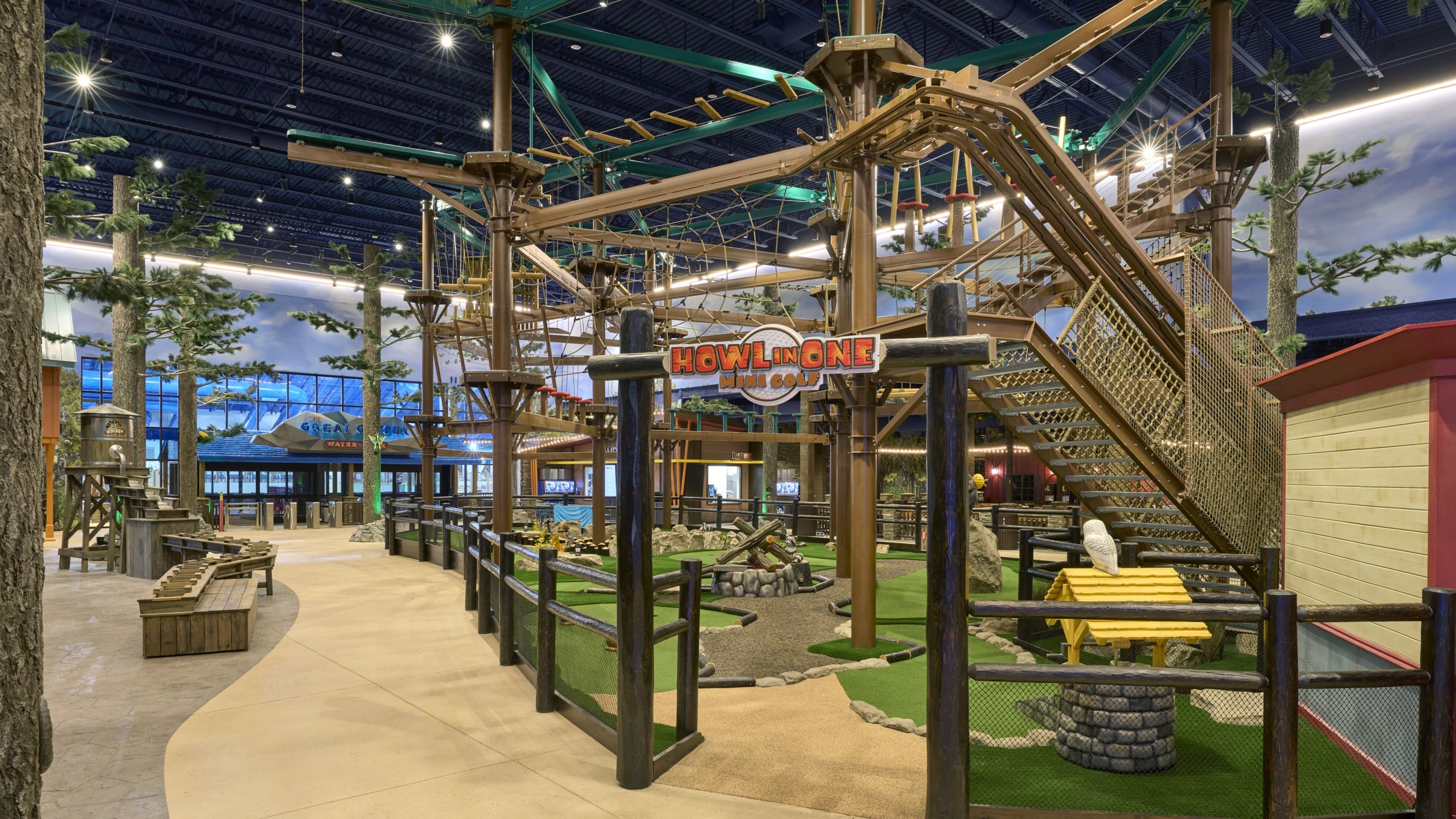 Howl In One Golf Area