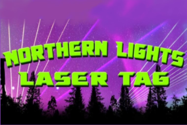 Logo of northern lights laser tag