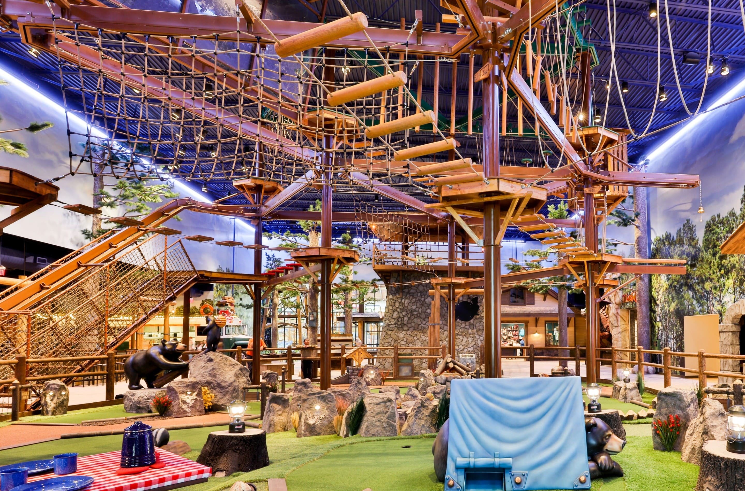 Overall structure of the ropes course