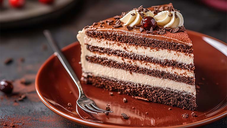 Chocolate Cake with Berries