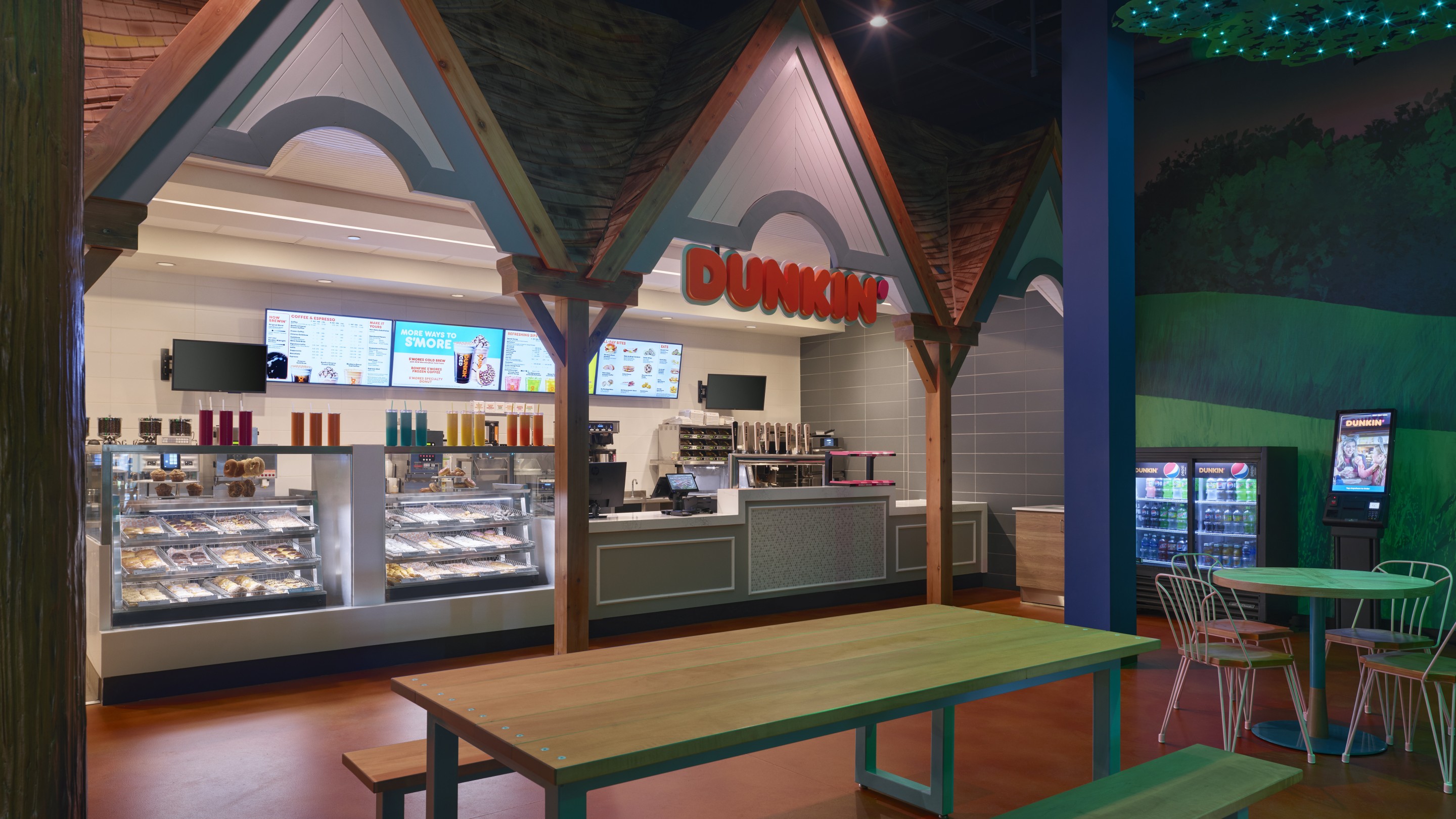 Storefront of Dunkin'