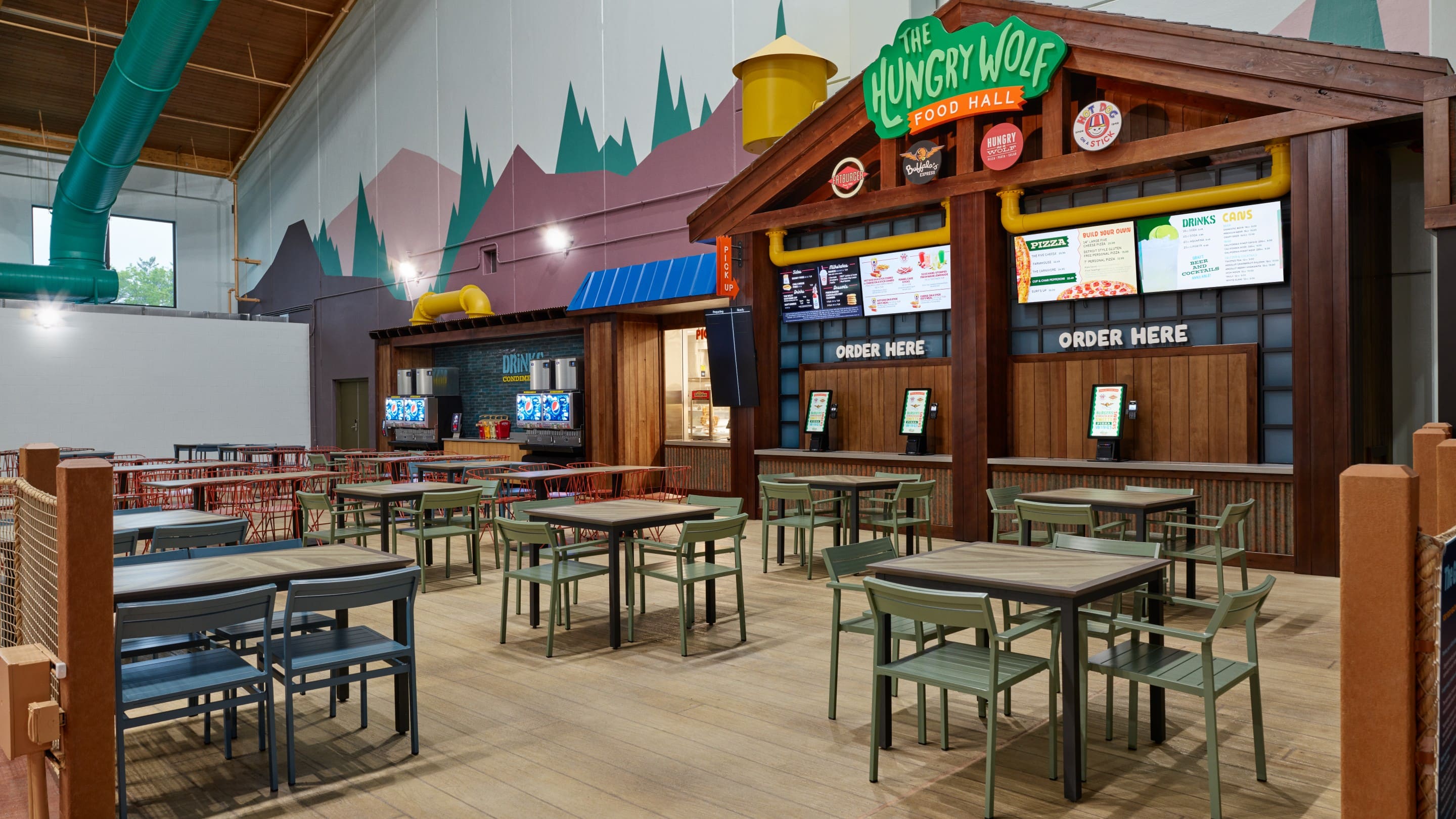 HAAW counter and seating at daytime