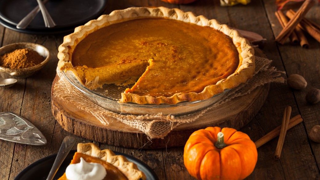 Thanksgiving pumpkin pie