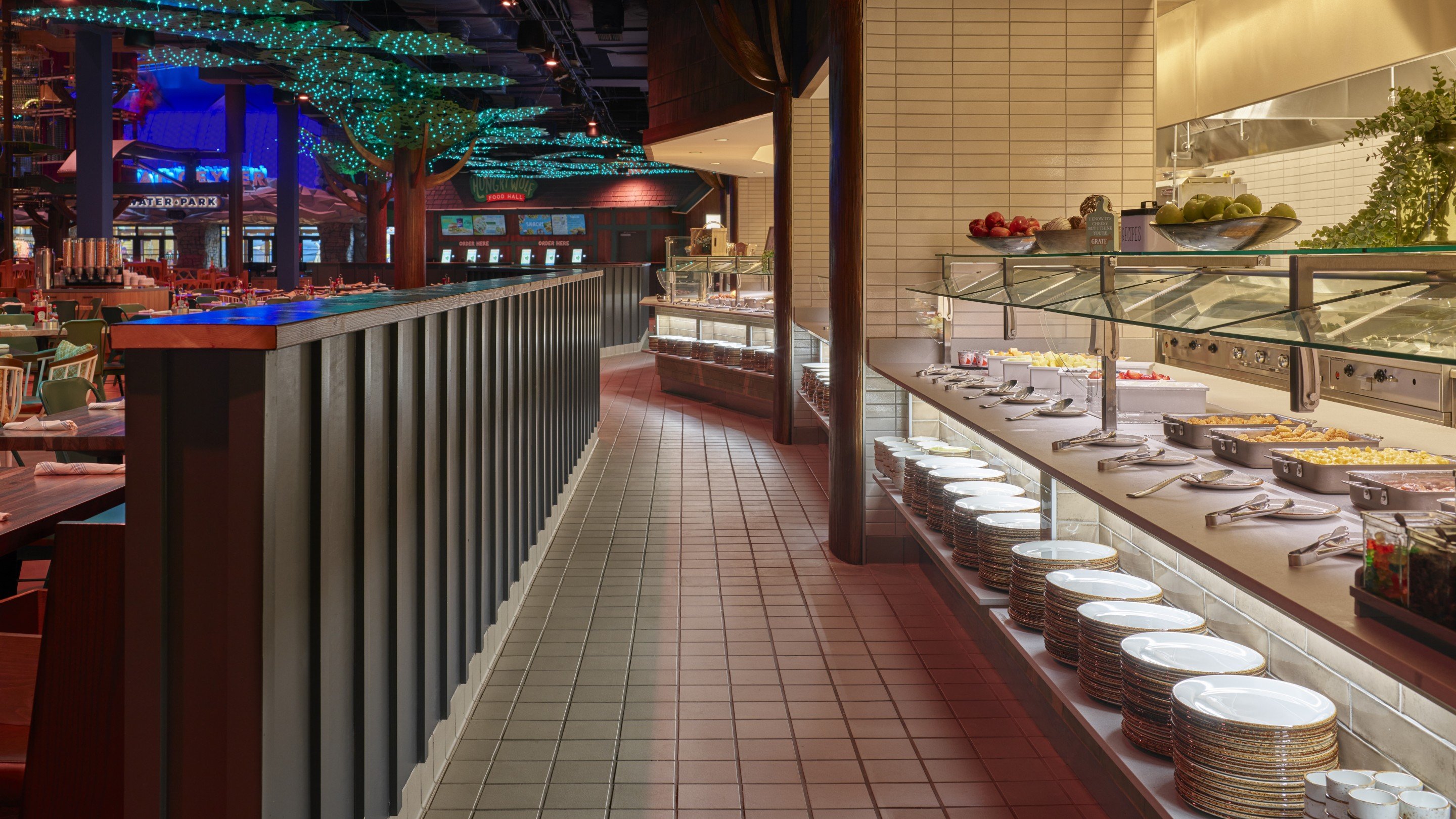 Timber Tables Buffet Section