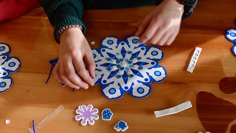a snowflake crafts