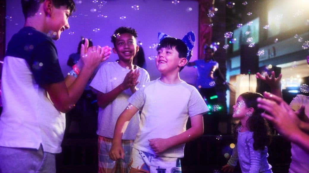 Kids at dance Party