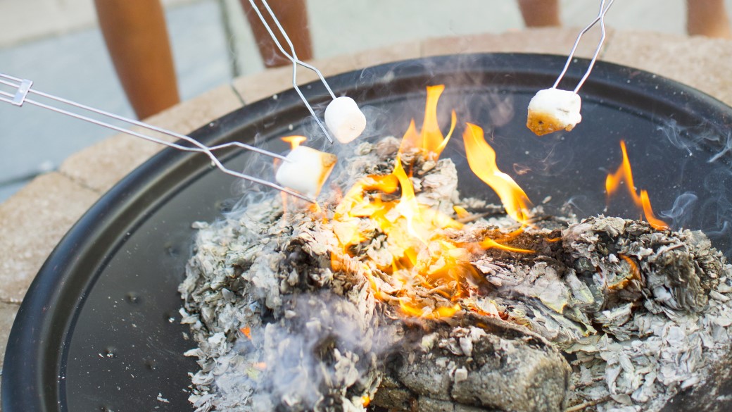 Marshmallow roasting