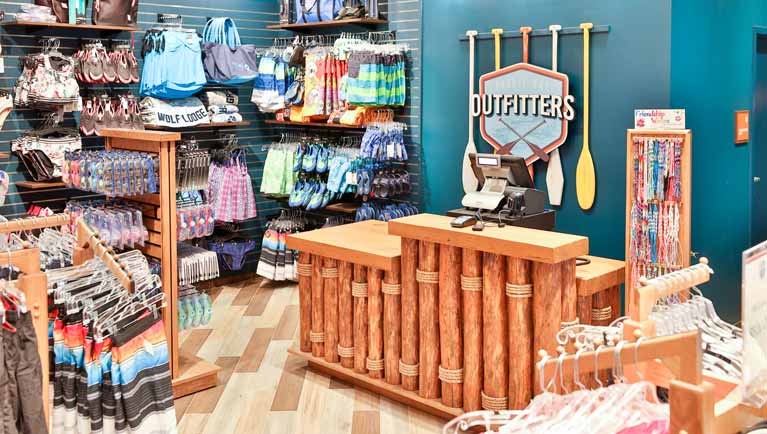 Paddle Bay Outfitters front desk