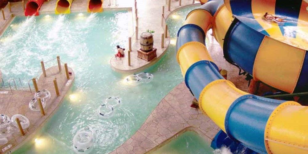 Vortex Full Tube Swimming Pool Waterslide with Staircase