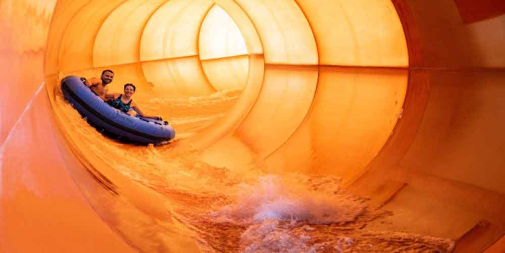 Slide at Wooly Mammoth Waterslide, Niagara, ON