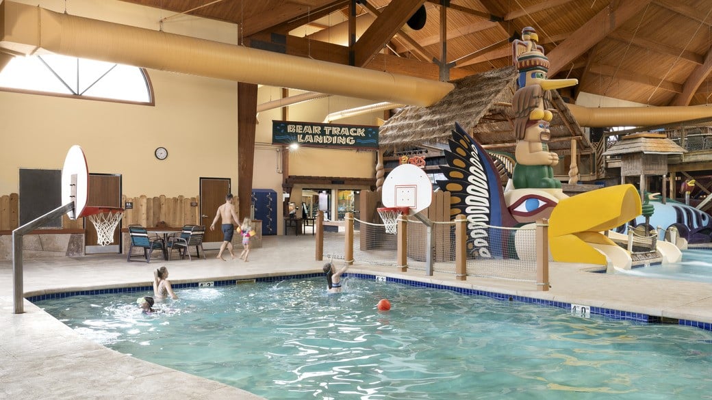 Guest enjoying at Chinook Cove at Great Wolf Lodge Wisconsin Dells