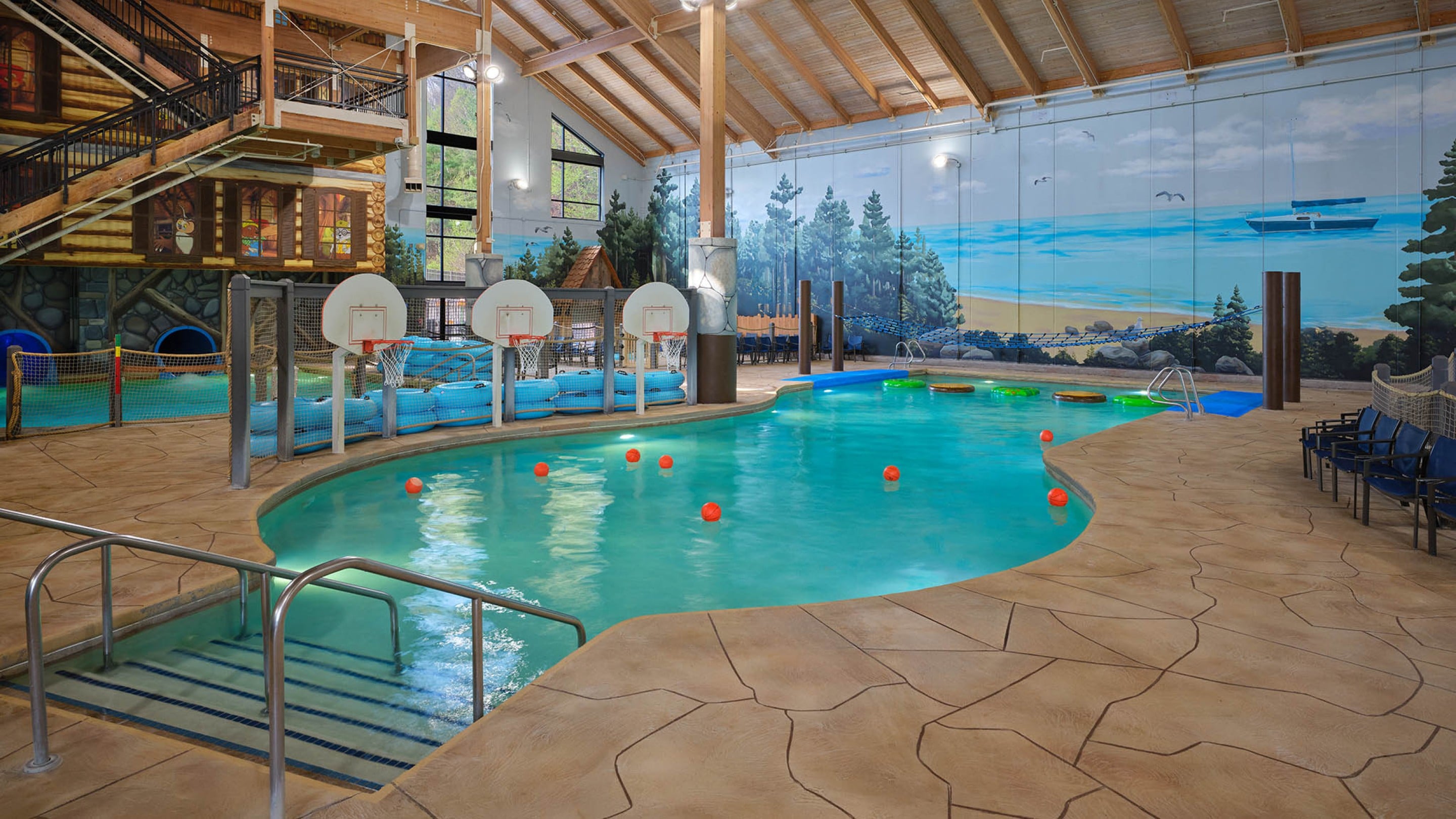 Sports pool at Fitchburg waterpark