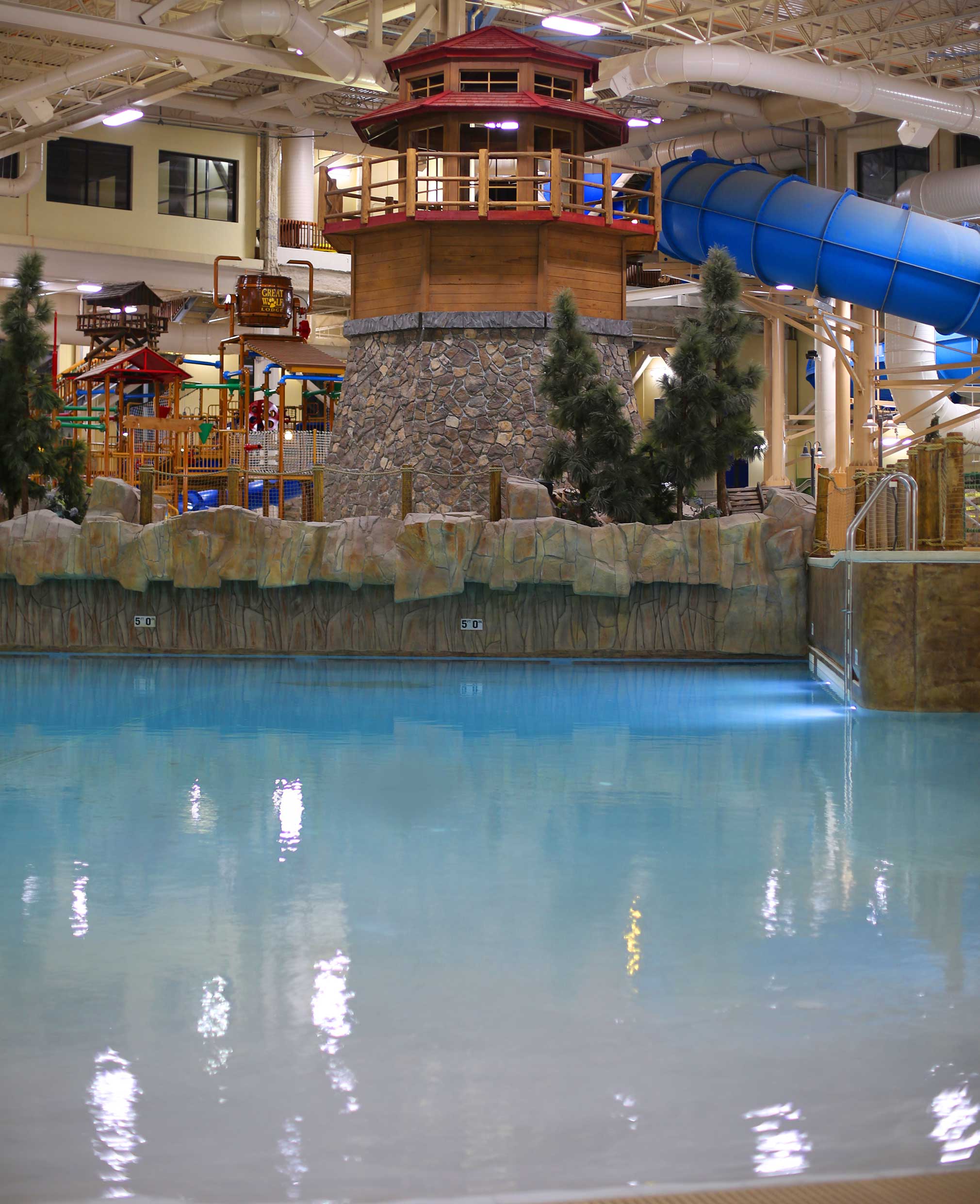 wide shot of Slap Tail Pond