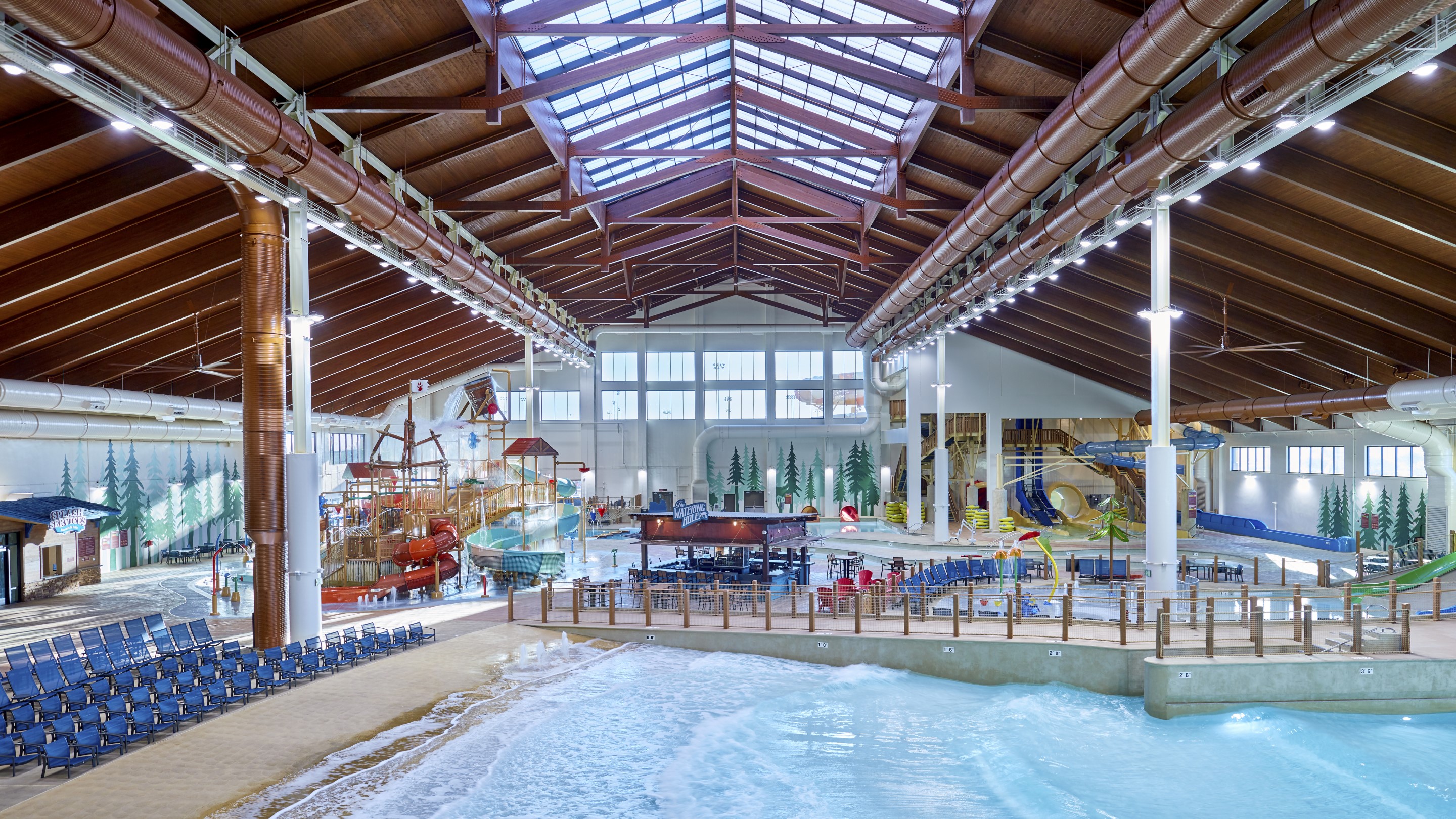 wide shot of Slap Tail Pond area