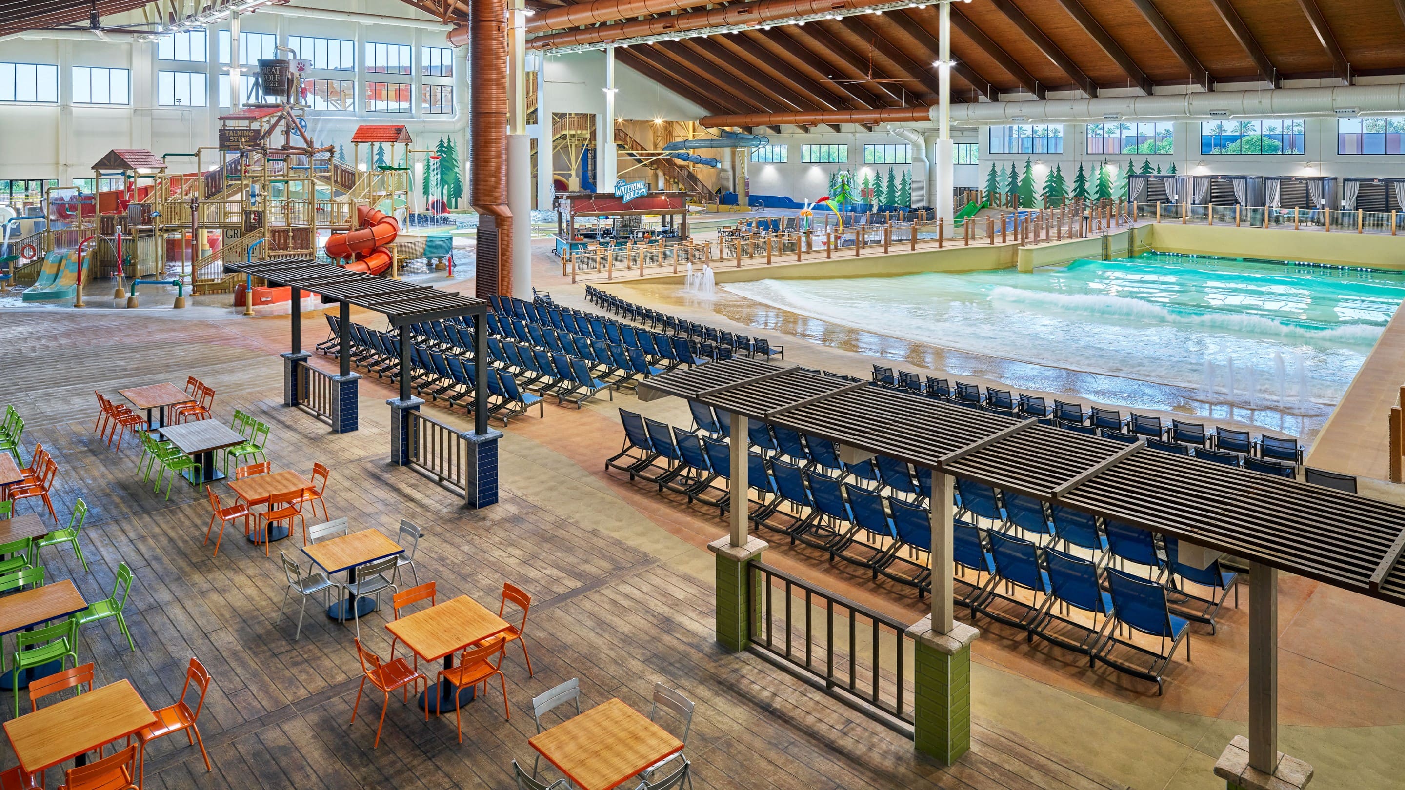 Larger view of the pool at AZ GWL