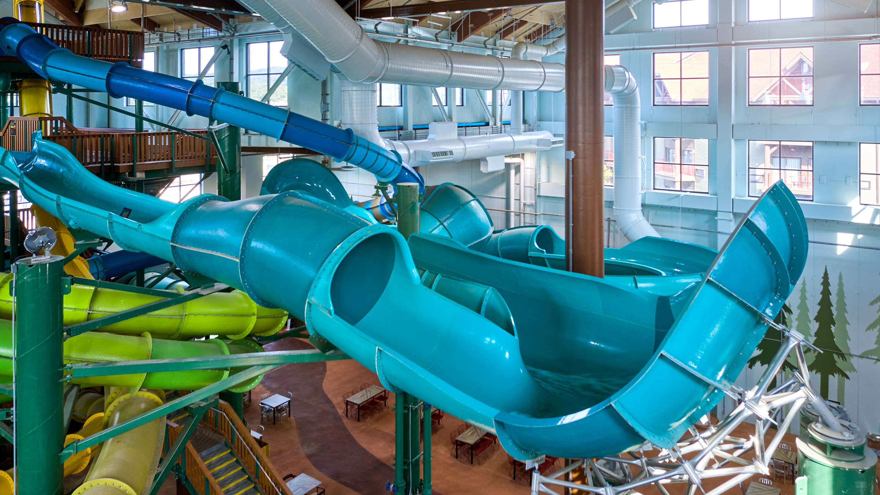 Aerial view of slidewinder